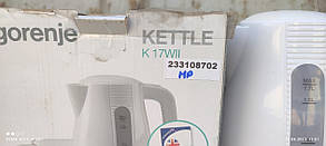 Електричний чайник Gorenje K 17WII No 233108702, фото 4