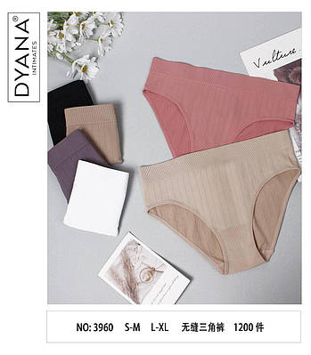 Жіночі трусики бавовняні молодіжні сліпи DYANA однотонні 3960