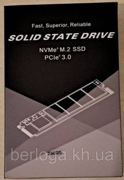 SSD накопичувач  LINTYLE NVME M.2, PCIe 3.0  256 Gb