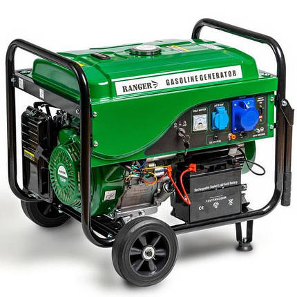 Генератор бензиновий 5кВт (max 5,5кВт) Ranger Tiger 6500 RA7756, фото 1