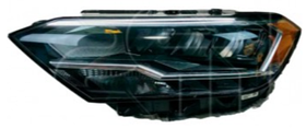 Фара ліва Volkswagen Jetta 7 18-20 LED TYC мех., жовта вставка