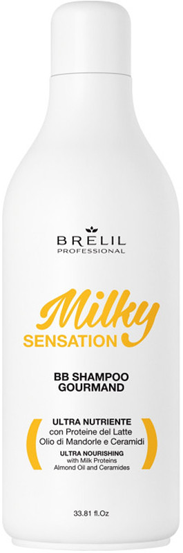 Ультрапоживний шампунь BB SHAMPOO GOURMAND Milky Sensation BRELIL 1000ml, фото 1