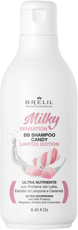 Ультрапоживний шампунь Milky Sensation BB Gourmand Candy Brelil 250ml, фото 1