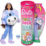 Barbie Cutie Reveal HRK26 Лялька Барбі Сюрприз Чудове комбо Кролик у костюмі коали, фото 2