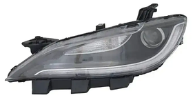 Фара ліва Chrysler 200 14-16 LED TYC ел., чорна вставка