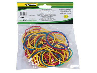 Гумки для грошей 50г d=55мм 4-371 4office ТМ 4OFFICE FG