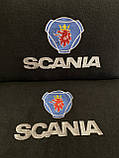 Подарунковий набір "SCANIA" плед 200*140см та подушка 30*50см, фото 3