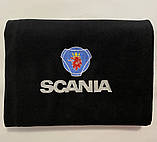 Подарунковий набір "SCANIA" плед 200*140см та подушка 30*50см, фото 4
