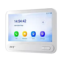 IP-відеодомофон з WiFi 7" TVT TD-E2137-PE/TP/WF White (82-00407)