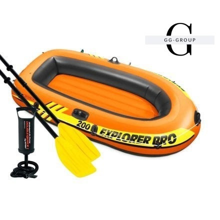 Intex Човен надув. 58357 NP (3) Explorer 200 Pro півторамісна, розміром 196х102х33см, фото 1