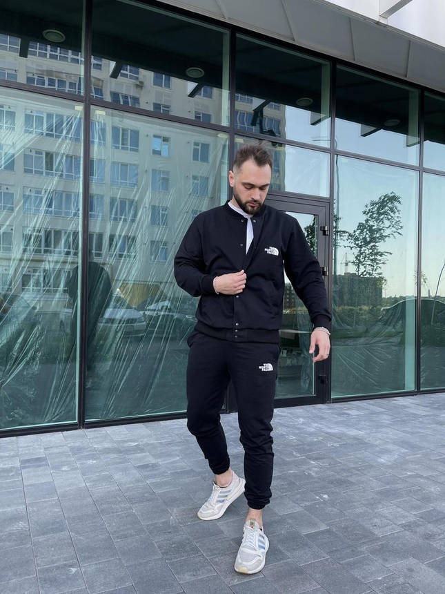 Спортивний костюм чоловічий The North Face стильний модний молодіжний прогулянковий костюм на хлопця весна-осінь, фото 4