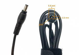 Блок живлення для ноутбука SAMSUNG 19V, 4.74A, 90W, 5.5 * 3.0-PIN (без кабелю!), фото 1