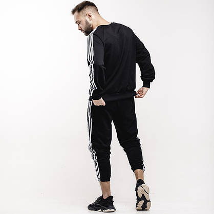 Спортивний костюм чоловічий Adidas весна-осінь повсякденний стильний молодіжний костюм на хлопця підлітка модний, фото 4