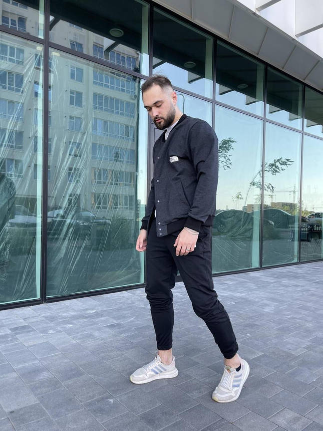 Спортивний костюм чоловічий The North Face костюм стильний модний молодіжний прогулянковий весна-осінь зручний, фото 2