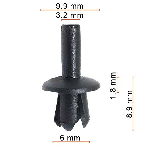 Кліпса криплення Натискна Розпірна Mercedes 0009900392 Volvo 947098 C0236, фото 1