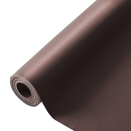 Самоклеюча екошкіра у рулоні 1.37*3m*0.5mm BROWN (D) SW-00001198, фото 1