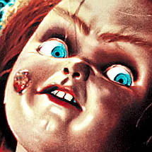 Плакат "Дитяча гра 1, лялька Чакі, жахи, Chucky, Child's Play (1988)", 60×43см, фото 3