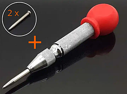 Кернер автоматичний із ручкою + запасний бойок 2 шт