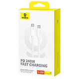 Дата кабель Baseus Superior Series 2 USB4 Full-Function Type-C to Type-C 240W (1m) (P10365200211), фото 7