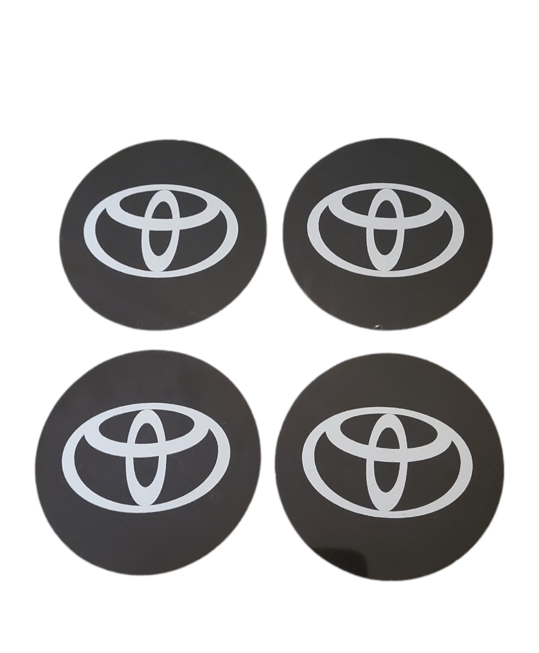 Логотипи для ковпаків SKS TOYOTA Тойота 4 шт чорні з хром