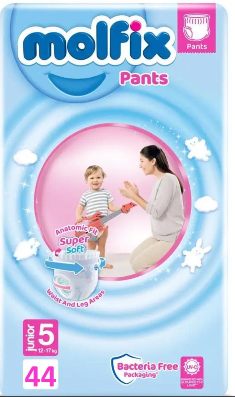 Підгузки-трусики для дітей Molfix Jumbo 5 junior 11-18 кг 44 шт