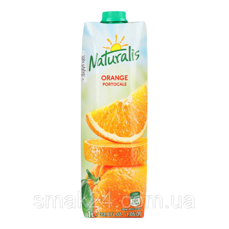 Соковий апельсиновий напій Naturalis Orange 1л Молдова