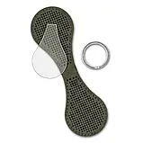 Заготовка для вишивки зі штучної шкіри Брелок FLBE(BB)-011 Хакі, фото 3