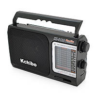Радіо Kchibo KK-8120, FM/AM/SW радіо, Входи: TFcard, USB, Black, Box