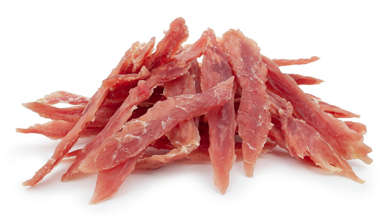 Ласощі для собак Смужки м'яса качки 500 г, фото 1