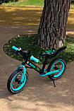 Велобіг Tilly Balance Monster надувні колеса 12 дюймів, Azure, фото 6