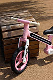 Велобіг Corso Shine нейлонова рама надувні колеса 12 дюймів, рожевий 10059, фото 9