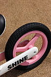 Велобіг Corso Shine нейлонова рама надувні колеса 12 дюймів, рожевий 10059, фото 7