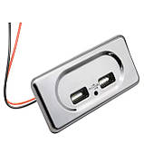 USB накладна зарядка 3.1А. Юсб панель зарядки 2 виходи, фото 5