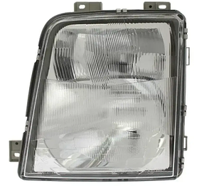 Фара ліва Volkswagen LT 2 96-05 (H4/H1) TYC мех., без ламп, с п/туф, пневм.