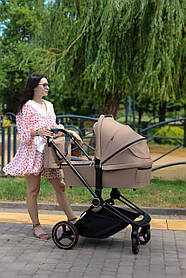 Універсальна коляска 2в1 El Camino Persona 1091-B, Taupe Beige