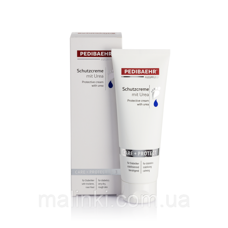 Крем для ніг з 10% сечовиною PediBaehr Schutzcreme Mit Urea, 125 мл, фото 1