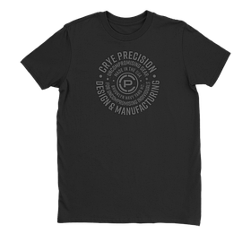 Футболка Crye Precision T-Shirt Made Circular, Розмір: Medium, Колір: Black, APR-TL3-00-MDO