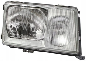 Фара права Mercedes 124 84-96 (H4/H3) TYC мех., без ламп