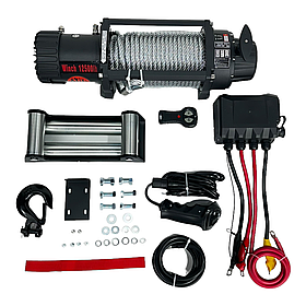 Автомобільна лебідка Profinstrument 12500 Lbs (5700кг 12V)