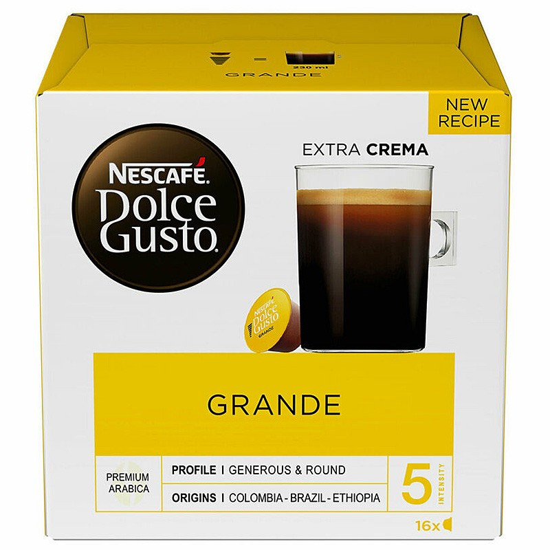 Кава в капсулах NESCAFE Dolce Gusto Grande 16 шт Нескафе Дольче Густо Гранде