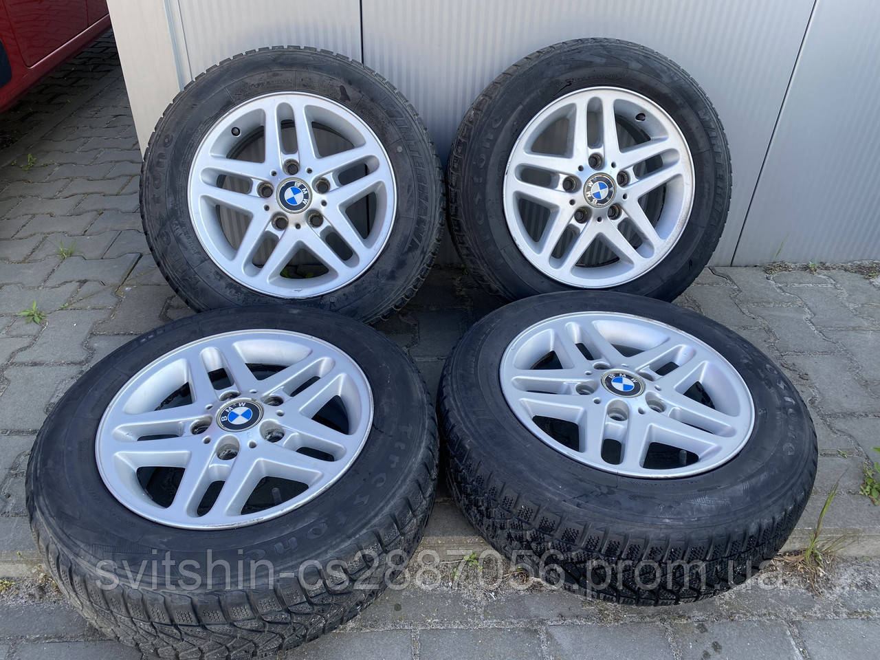 Диски BMW 5/120R15 6.5J ET42 + Шини Зима 195/65R15 Firestone Winterhawk