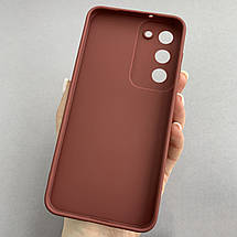 Чохол для Samsung Galaxy S23 Plus силіконовий із закритою камерою чохол на самсунг с23 плюс бордовий w7n, фото 3