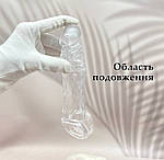 Насадка на член, подовжуюча з вібрацією, вібронасадка прозора. Подовження 6,5 см, фото 4
