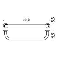 Colombo B9721 Ручка для ванної 55,5 см хром