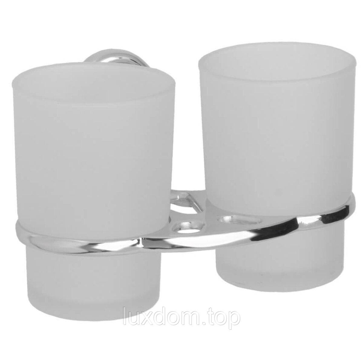 Склянка подвійна хром 3100 (3111), фото 1