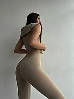 Костюми для фітнесу і йоги. Жіночий одяг для залу. Модний комплект 3 в 1., фото 7