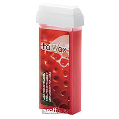 Віск плівковий для депіляції в касеті ItalWax Strawberry, 100 г