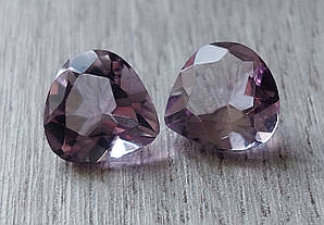 Аметист  пара 9 х 9 мм.