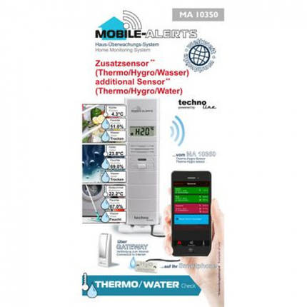 Термо-гігро датчик Technoline Mobile Alerts MA10350 для метеостанцій Technoline MA10001, MA10006, фото 3