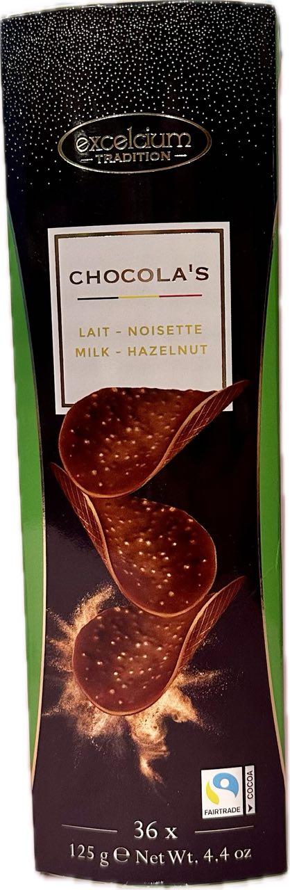 Шоколадні чіпси Excelcium Tradition Chocolate 125g, фото 1